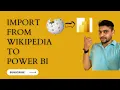 Import Data from Wikipedia to Power BI - English