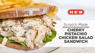 Scratch Made Sandwiches with H-E-B Cherry Pistachio Chicken Salad Sandwich