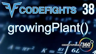 GrowingPlant CodeFights Intro Algorithm JavaScript Solution and Breakdown