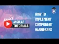 How to implement Angular component harnesses