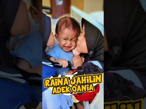 Raina Jahilin Adek Qania @AqaniaAzkara 🥰 #shorts