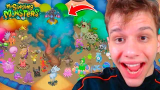 INCRÍVEL! REAGI PELA PRIMEIRA VEZ A ILHA TRIBAL ÉPICA E ME SURPREENDI MUITO! (My Singing Monsters)