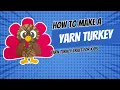Yarn Wrapped Turkey Craft