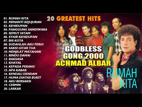 Download MP3 20 GREATEST HITS GOD BLESS, GONG 2000, ACHMAD ALBAR