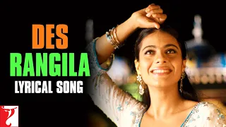 lyrical des rangila song with lyrics fanaa kajol jatin lalit prasoon joshi mahalaxmi iyer