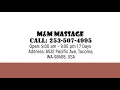 Welcome To The M M Massage Parlor Tacoma
