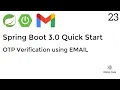Spring Boot OTP Verification using Email Java Mail Sender SMTP