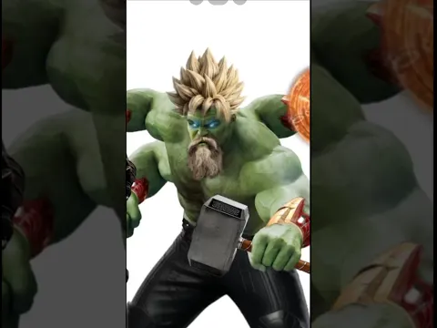 Hulk + Goku + Hulk buster + Dr strange + Thor = π±π€― || Fusion art || #shorts #youtubeshorts