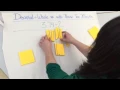 Decimal division with base ten blocks