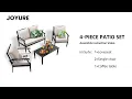 The Installation of Oversized Metal Patio Furniture Set