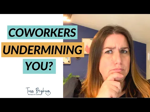 Download MP3 How to Deal with Coworkers Who Undermine You