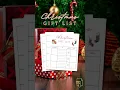 Printable Christmas Gift List Template Gift Planner Gift Tracker