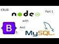 Crud Node JS with Bootstrap 5 and MYSQL Part1