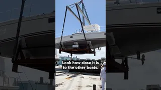 We Lifted a Sailboat off of a Cargo Ship!