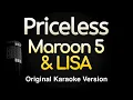 Download Lagu Priceless - Maroon 5 ft. Lisa (Karaoke Songs With Lyrics - Original Key)
