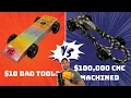 10 vs 100 000 Pinewood Derby Car Who Will Win