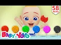 Lagu The Colors Song (Candies) + more nursery rhymes \u0026 Kids songs - Baby yoyo