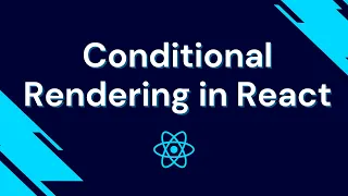 12 Conditional Rendering in React Full Course link in description