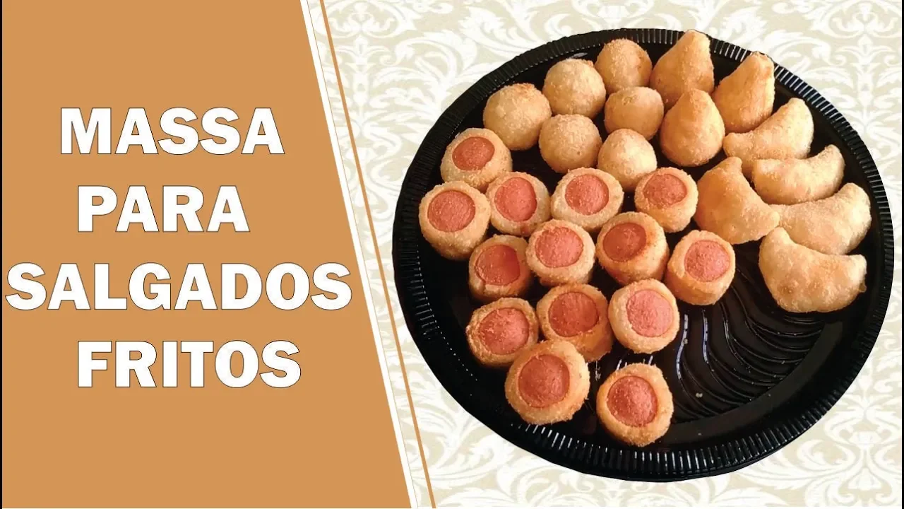 MASSA BÁSICA PARA TODOS TIPOS DE SALGADOS FRITOS