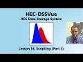 HEC DSSVue Lesson 14 - Scripting Part 3