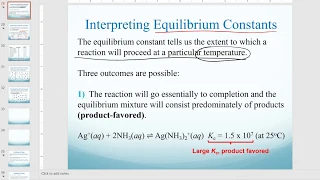 Download Interpreting equilibrium constants MP3