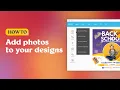 How to Add Photos to your Designs in PosterMyWall