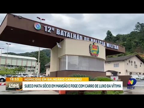 Caso chocante: sueco mata sócio em mansão de Balneário Camboriú e foge em carro de luxo da vítima
