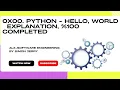 0x00 Python - Hello World