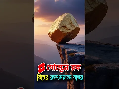 মিয়ানমারের গোল্ডেন রক 🪨 | বিশ্বের রহস্যময়তম পাথর | Golden Rock Myanmar #shorts #short #shortsfeed