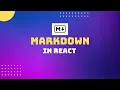 markdown er in react - source code