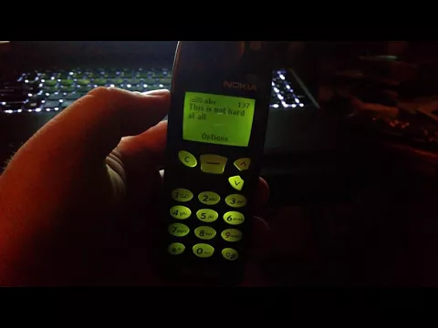 Download MP3 Sending SMS Text on a Nokia 5190 - 5110