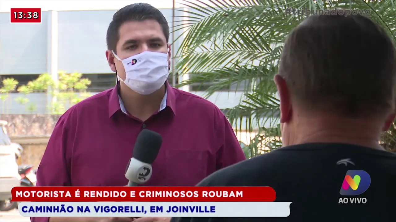 Motorista é rendido e criminosos roubam caminhão na Vigorelli, em Joinville