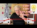Another Idiot Explains 3-Way 4-Way Switch Wiring In 2 Minutes With Animation