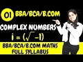 Introduction to Complex Numbers BBA BCA B COM Dream Maths