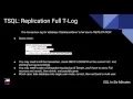 The transaction log for database DB is full due to REPLICATION