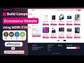 2 Build a Complete E-Commerce Website Using MERN Stack RAZORPAY Integration Admin Panel