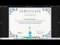 Certificate Printing Engine using Python Django HTML and CSS