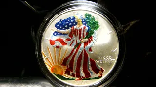 The Morgan Mint 2000 Colorized American Silver Eagle