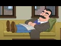 Family Guy - Tom Selleck s mustache behaving like a dog