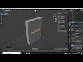 Blender Tutorial for Beginners - Part 14 Create a Book with Text in Blender using Cube Object
