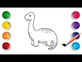 Dinosaur Coloring Pages for Kids Educational Fun s