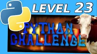 Python Challenge 23 The this Module