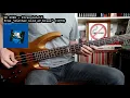 U.K. SUBS - Stranglehold (BASS cover with TABS & lyrics)