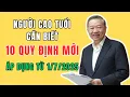Download Lagu Người Cao Tuổi Cần Biết 10 QUY ĐỊNH MỚI Áp Dụng Từ 1/7/2025!
