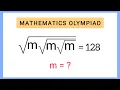 A Nice Nested Square Root Question Maths Olympiad Find m