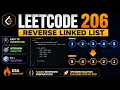 LeetCode 206 - Reverse Linked List Iterative C Solution Easy DSA Interview Question