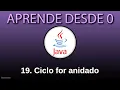 Ciclo For Anidado Java como recorrer matriz arreglo multidimensional