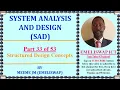 Structured Design Concepts in System Analysis and Design