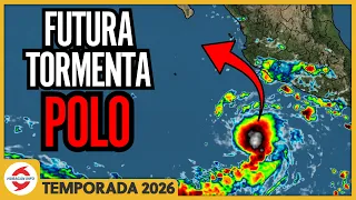 Tormenta Tropical Polo (Huracán Polo) pasará cerca de México.