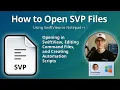 How to Open SVP Files SwiftView Command